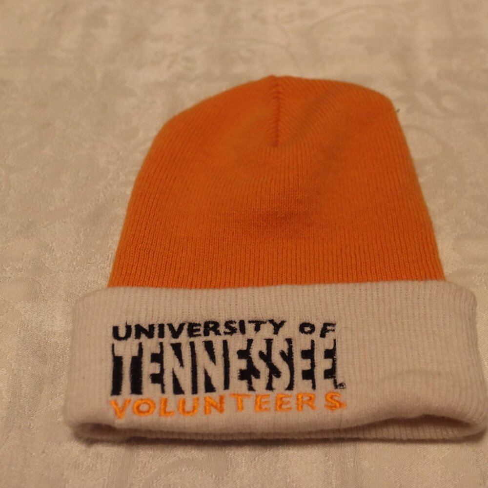 University of Tennessee Volunteers Orange and White Cuffed Knit Hat One Size